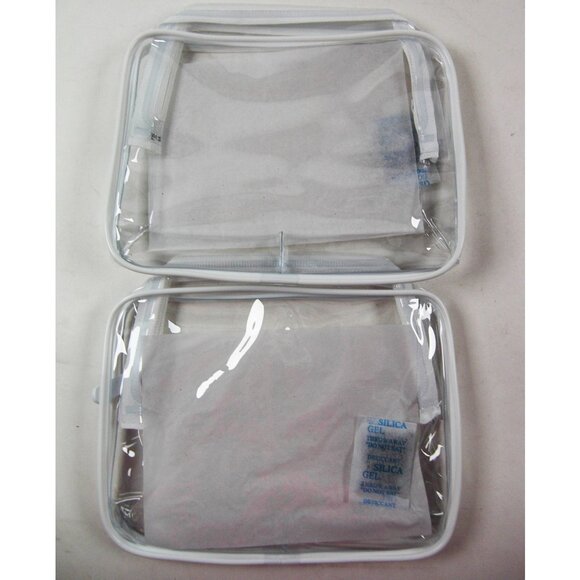 Clear Toiletry Bag, 2 Packs TSA Approved Water-resistant - Picture 1 of 6